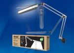 Светильник настольный TLD-524 Silver/8W на струбцине LED/500Lm/4500K/Dimmer UNIEL 10609