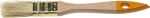 Кисть флейцевая "ПРАКТИК" деревянная ручка натуральная щетина 25 мм DEXX 0100-025_z02