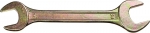 Ключ рожковый гаечный желтый цинк 22 х 24 мм DEXX 27018-22-24