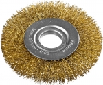 Щетка дисковая для УШМ витая стальная 0,3 мм 100 ммх 22 мм DEXX 35101-100
