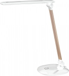 Настольный светильник со светодиодами NLED-456-10W-W-G белый с золотом (12/144) ЭРА Б0028436
