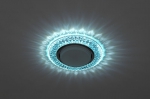 Светильник декор DK LD23 BL1/WH cо светодиодной подсветкой Gx53 голубой (50/800) ЭРА Б0029628