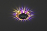 Светильник декор DK LD4 TEA/WH+PU cо светодиодной подсветкой( белый+фиолетовый) чай (50/1400) ЭРА Б0019208