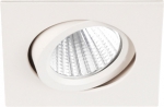 Светильник светодиодный KL LED 10A WH-3K квадратный пов LED COB 5W 3000K белый (50/1500) ЭРА Б0027796