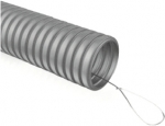 Труба гофрированная ПВХ (серый) ПВХ d 20 мм с зонд легкая 100 м ЭРА Б0020110