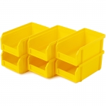Пластиковый ящик СТЕЛЛА-ТЕХНИК V-1-К6-желтый