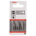 3 БИТЫ 25мм S XH SET BOSCH 2607001750