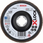 Flap Disc X-LOCK,BfM,125,G120 BOSCH 2608621770